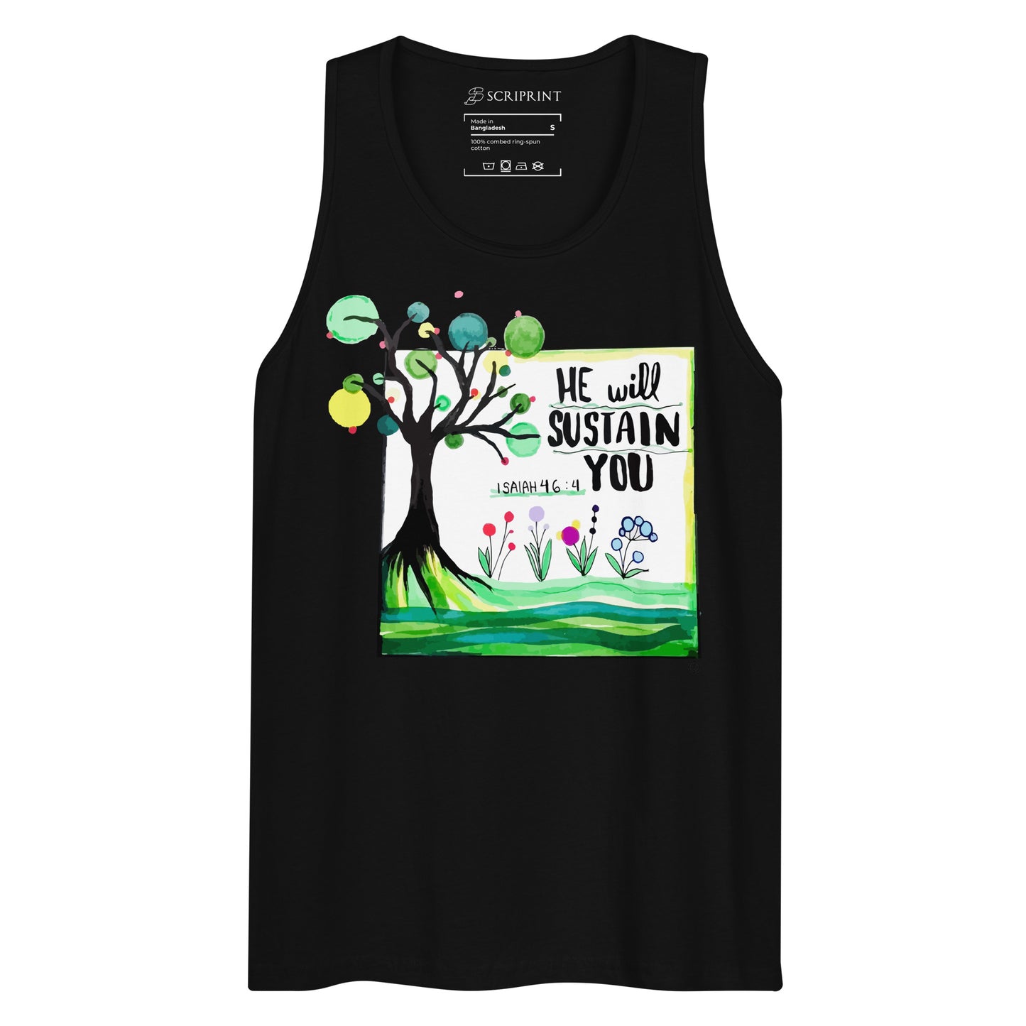 He Will Sustain You Men’s Premium Tank Top