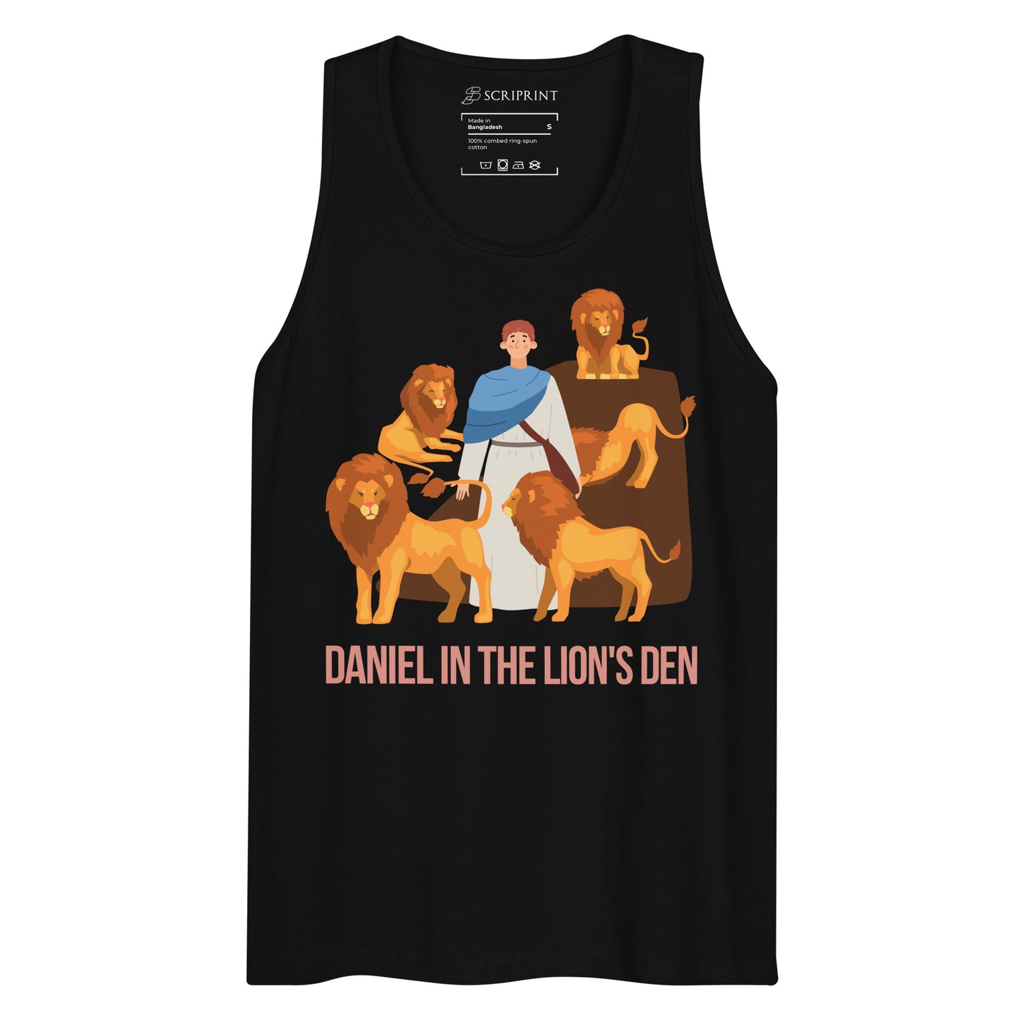 Daniel in the Lion's Den Men’s Premium Tank Top