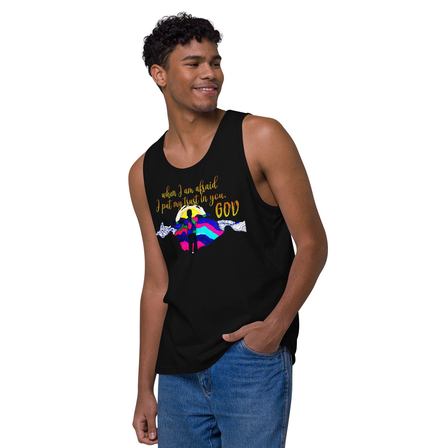 I Put My Trust in You Men’s Premium Tank Top