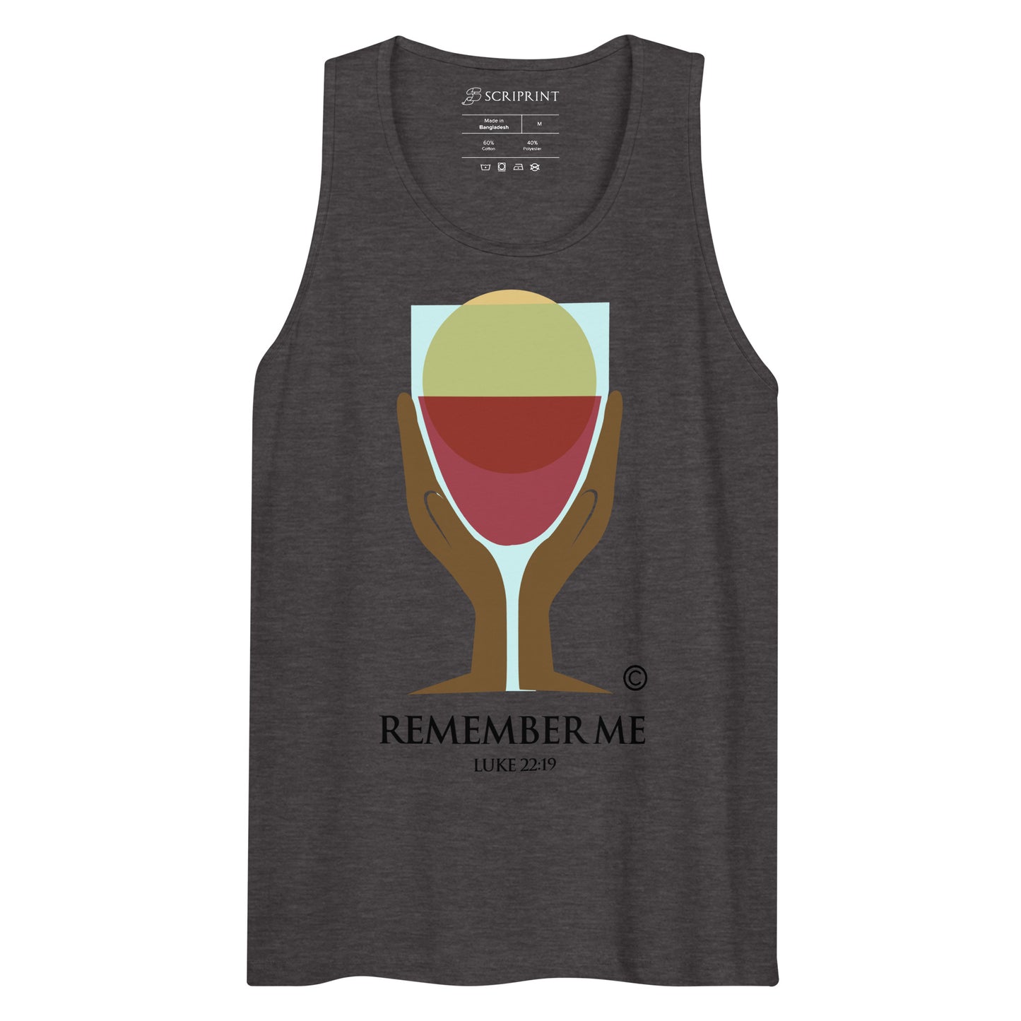Remember Me Dark-Colored Men’s Premium Tank Top
