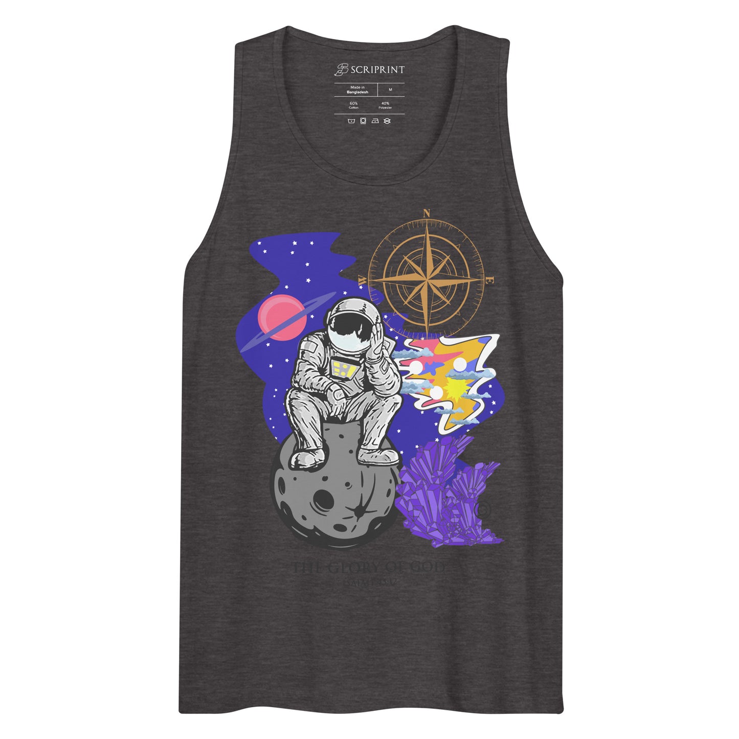 The Glory of God Dark-Colored Men’s Premium Tank Top