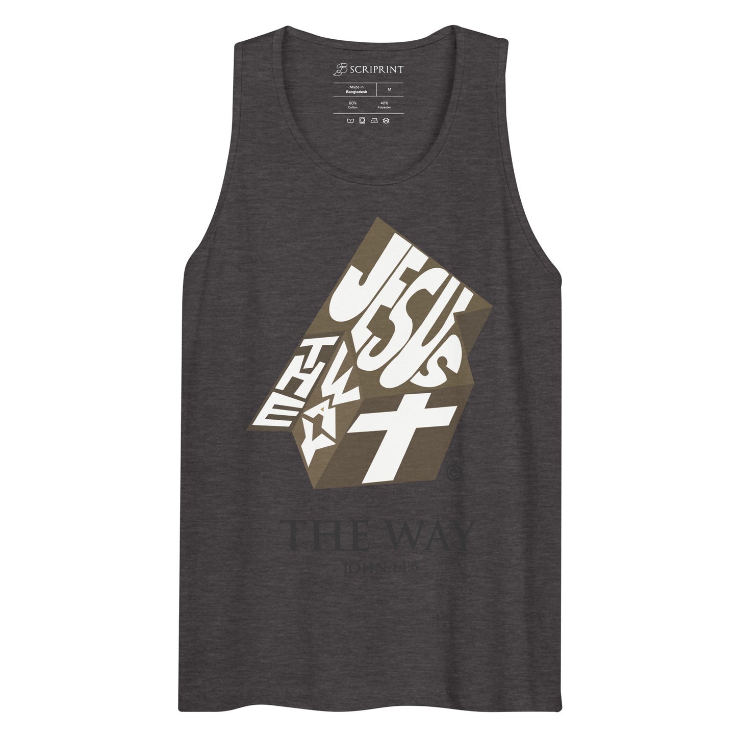 The Way Dark-Colored Men’s Premium Tank Top