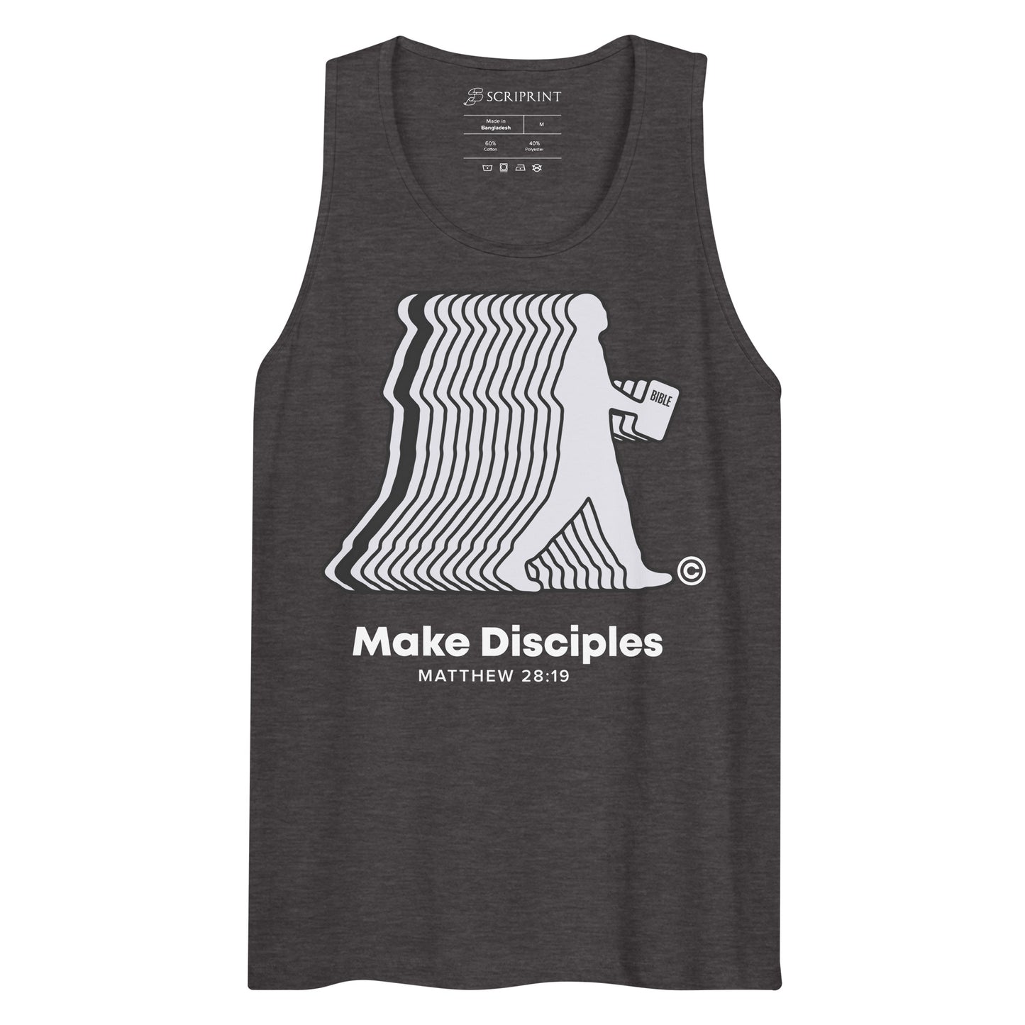 Make Disciples Men’s Dark-Colored Premium Tank Top