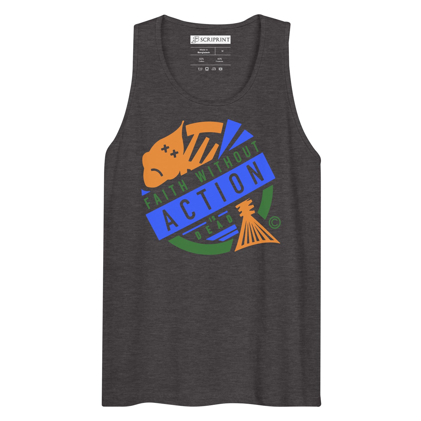 Faith Without Action is Dead Men’s Premium Tank Top