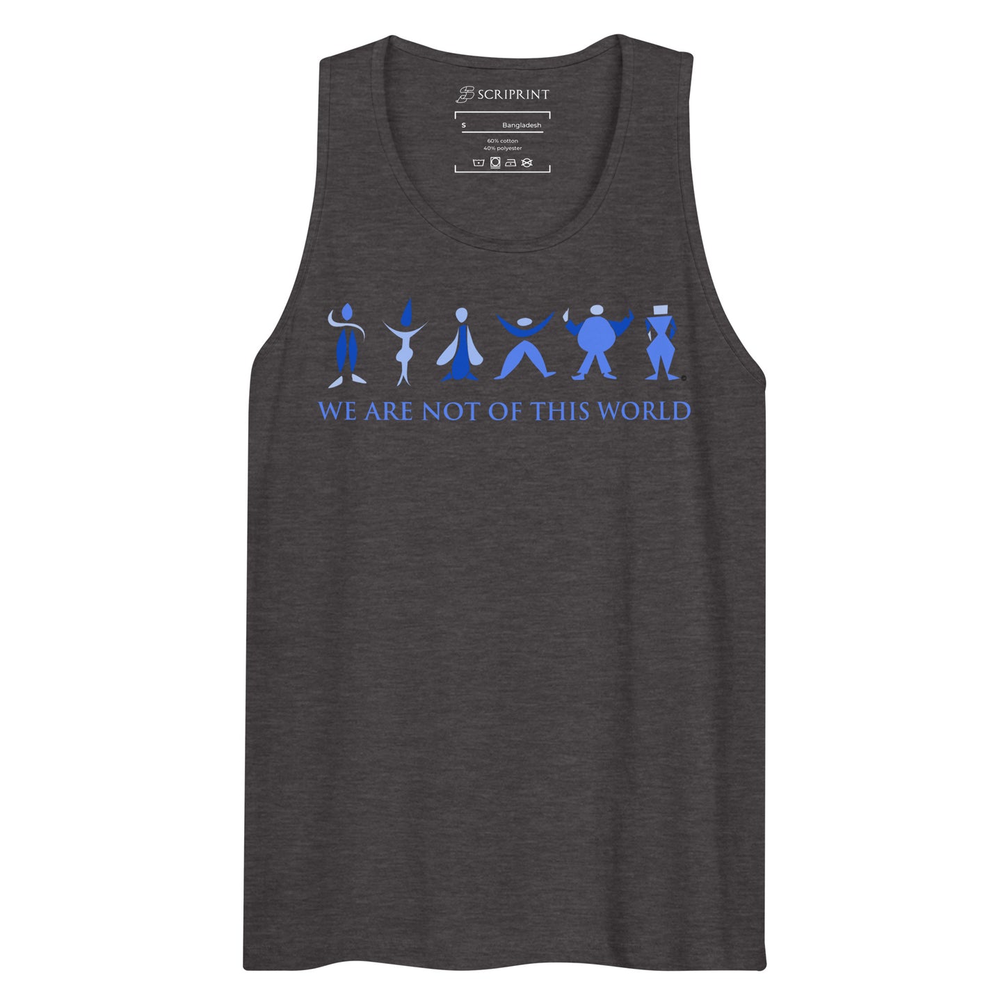 We Are Not of This World Men’s Premium Tank Top
