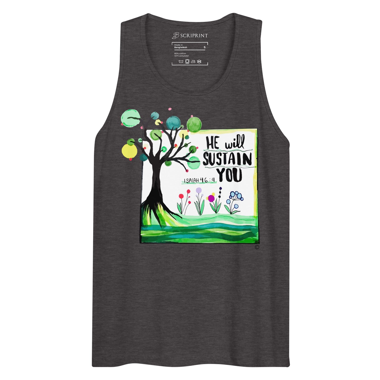 He Will Sustain You Men’s Premium Tank Top