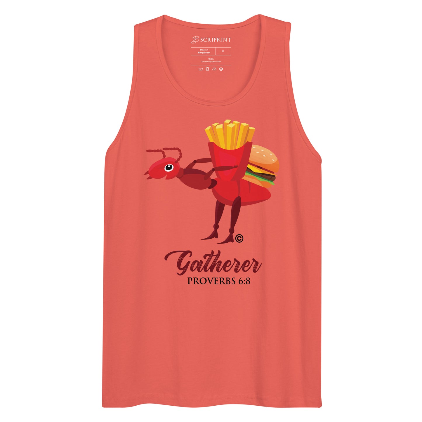 Gatherer Dark-Colored Men’s Premium Tank Top