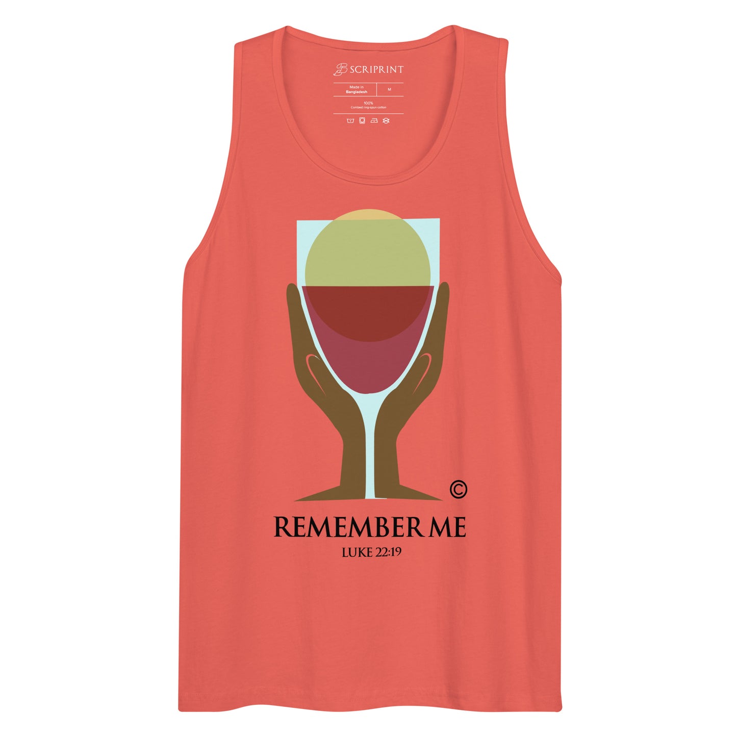 Remember Me Dark-Colored Men’s Premium Tank Top