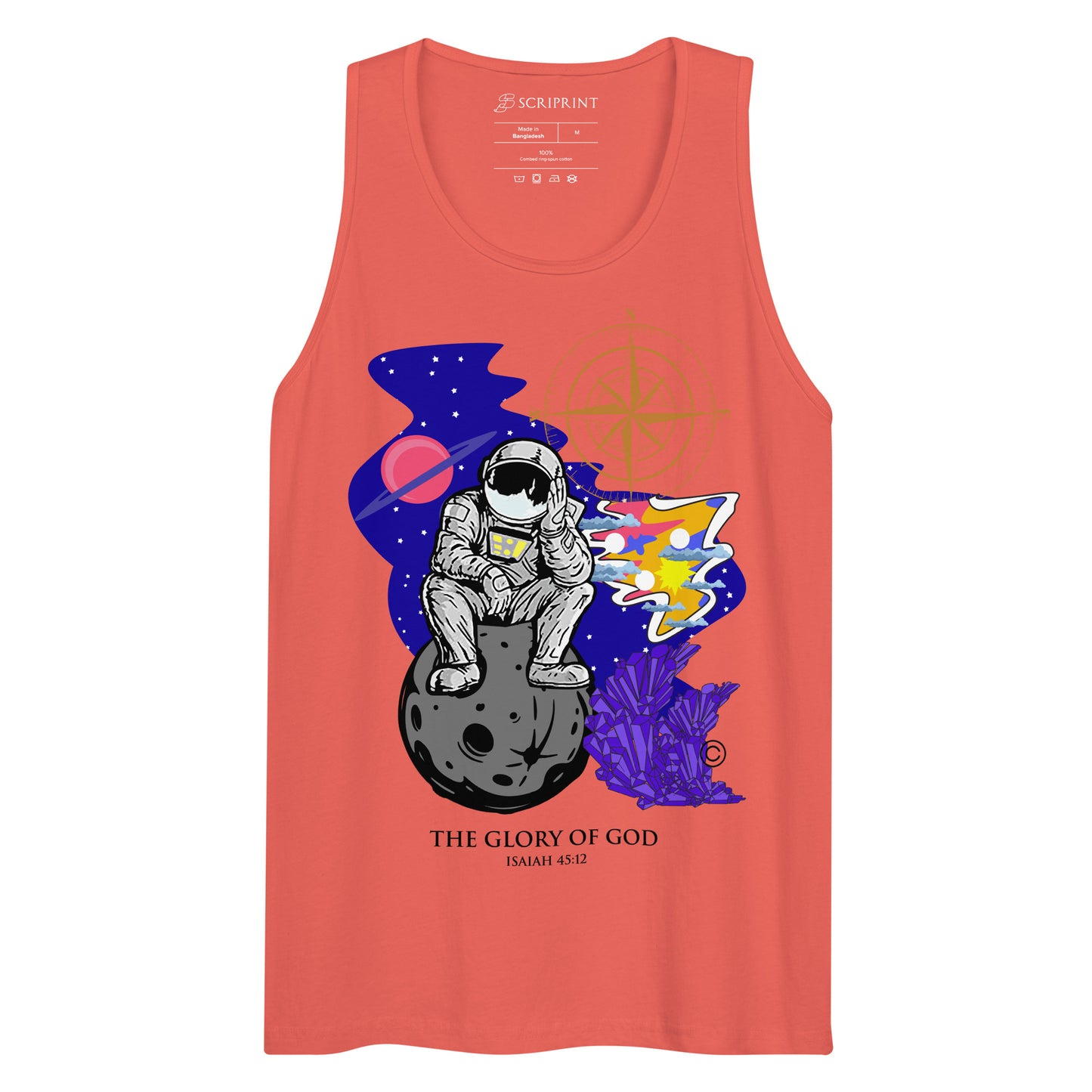 The Glory of God Dark-Colored Men’s Premium Tank Top
