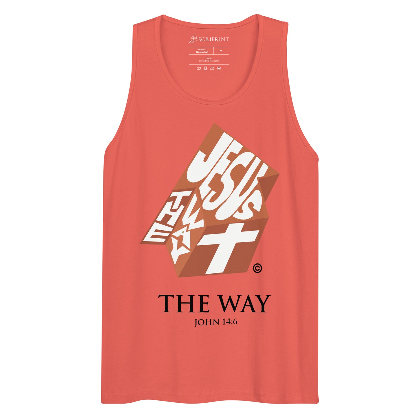 The Way Dark-Colored Men’s Premium Tank Top