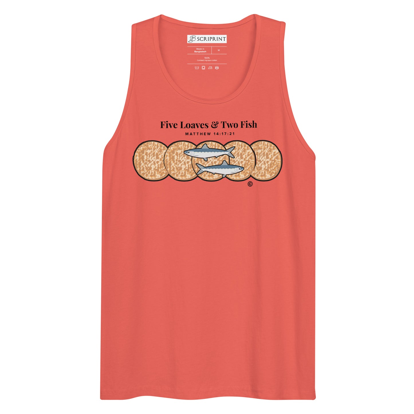 Five Loaves & Two Fish Men’s Premium Tank Top