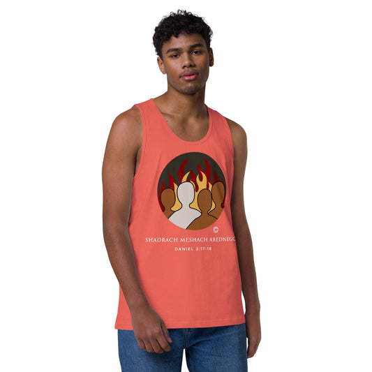 Daniel 3:17-18 Men’s Premium Tank Top