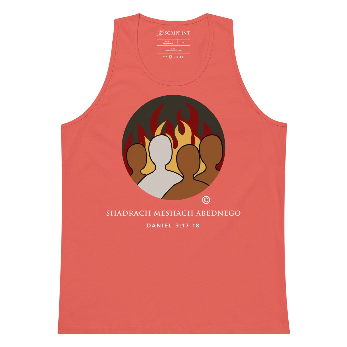 Daniel 3:17-18 Men’s Premium Tank Top