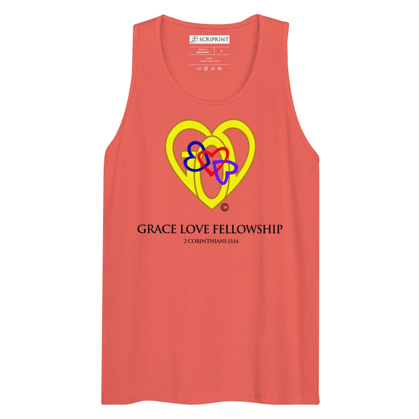 Grace Love Fellowship Men’s Premium Tank Top