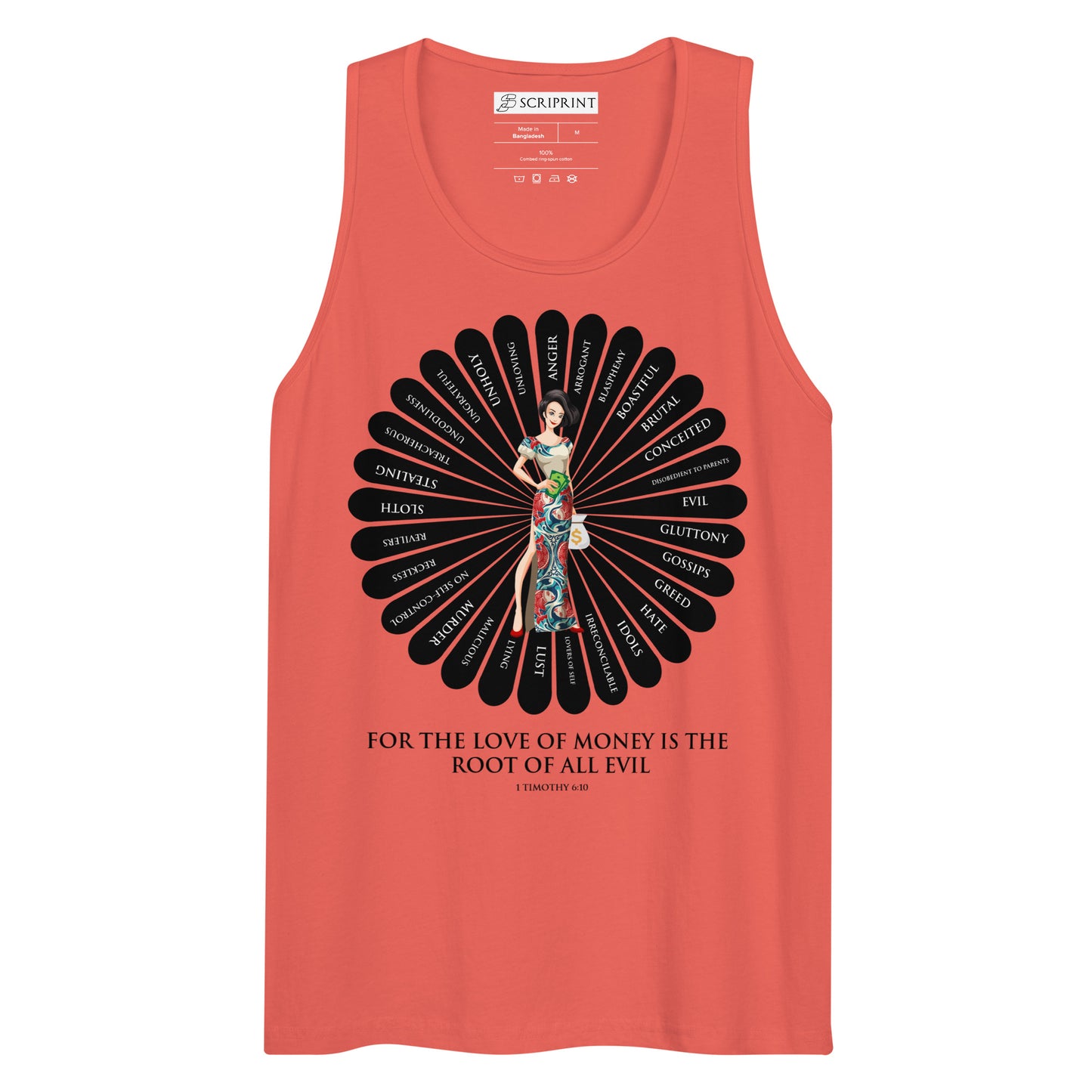 For the Love of Money Men’s Premium Tank Top