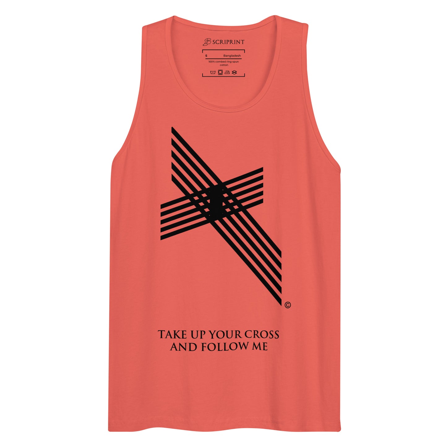 Take Up Your Cross Men’s Premium Tank Top