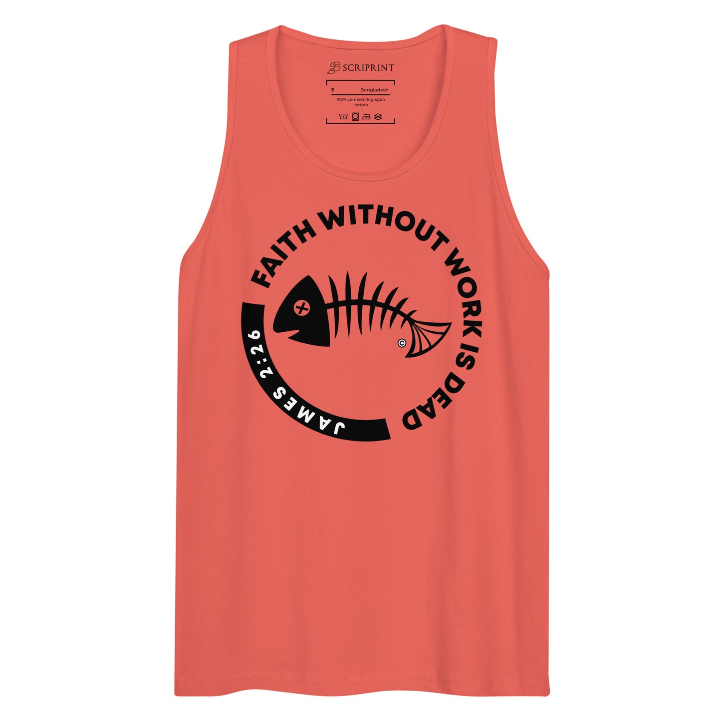 Faith Without Work Men’s Premium Tank Top