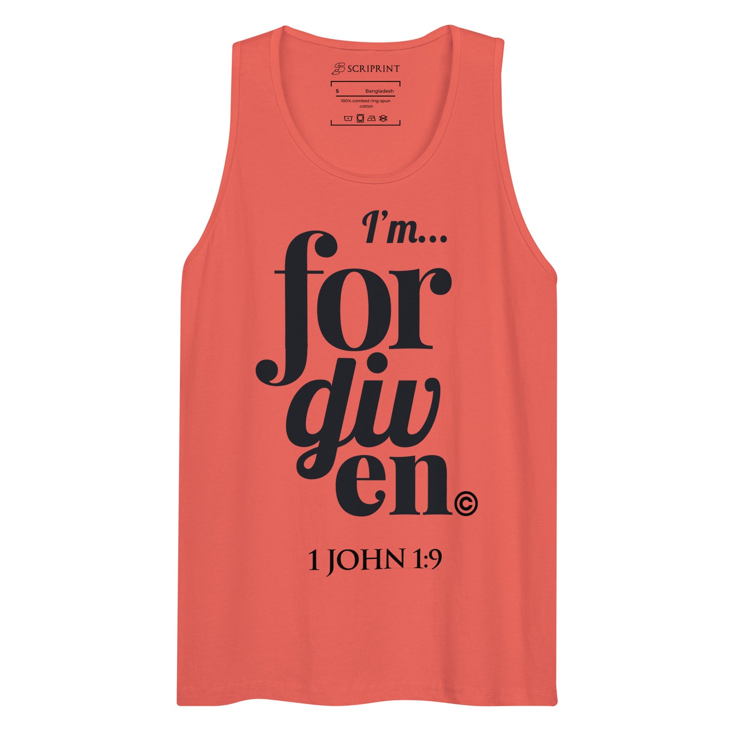 I'm Forgiven Men’s Premium Tank Top