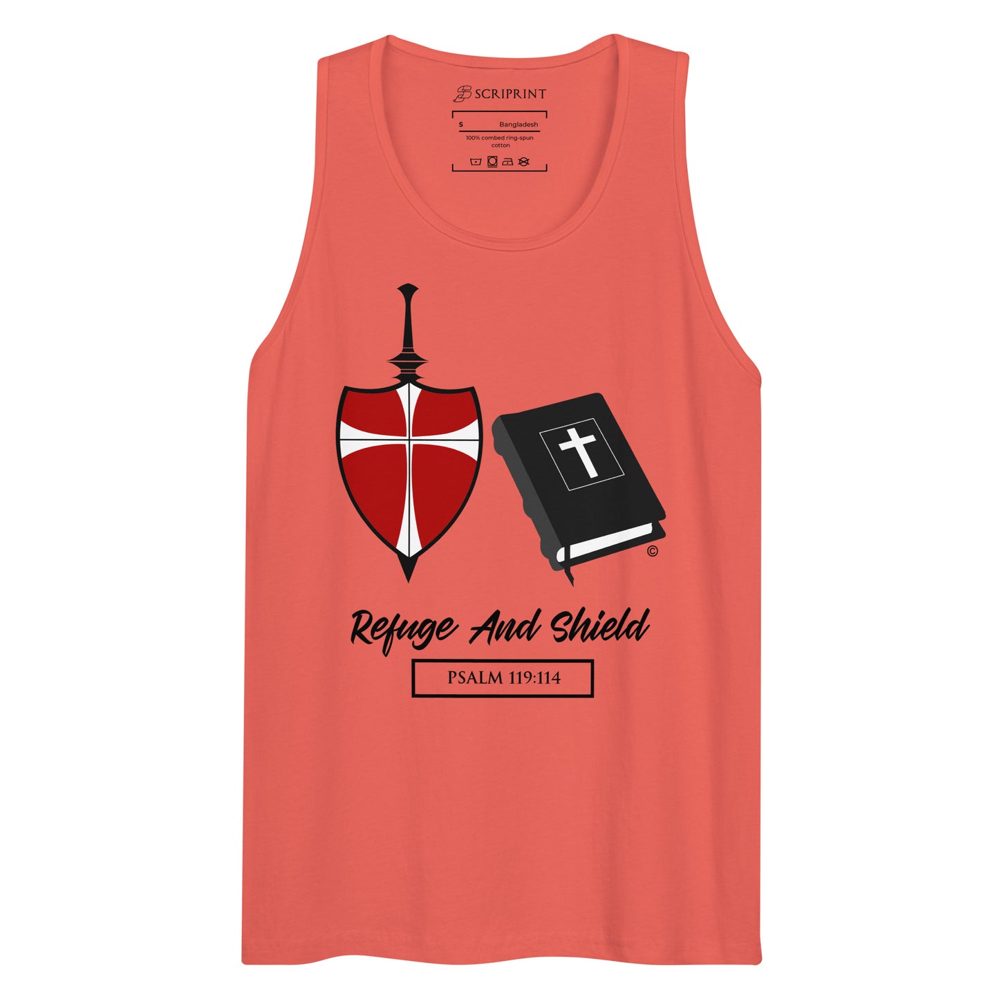 Refuge and Shield Men’s Premium Tank Top