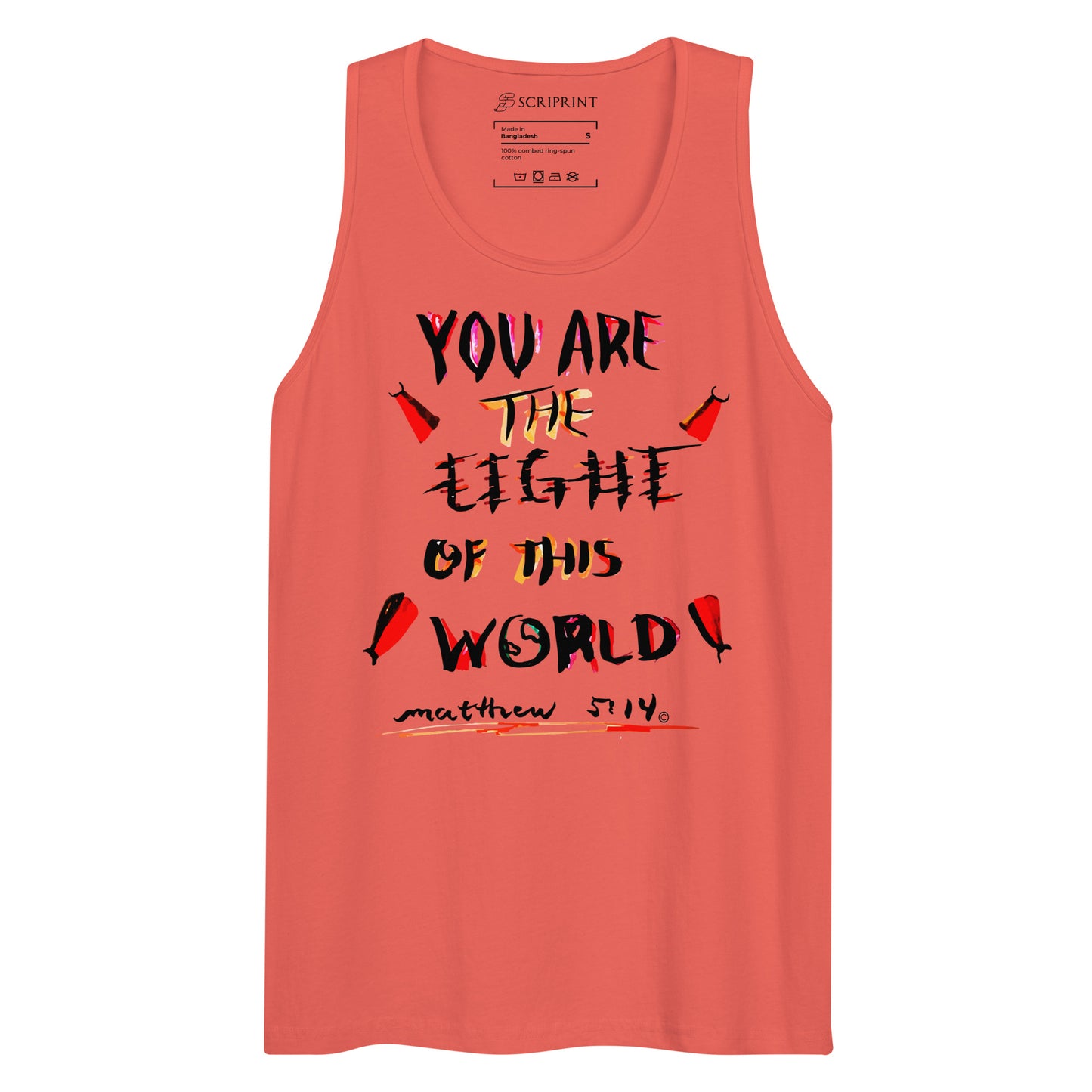 Light of This World Men’s Premium Tank Top