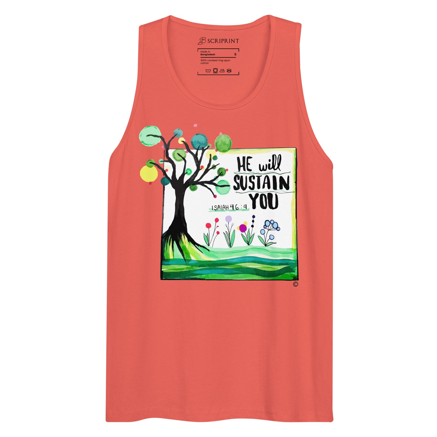 He Will Sustain You Men’s Premium Tank Top