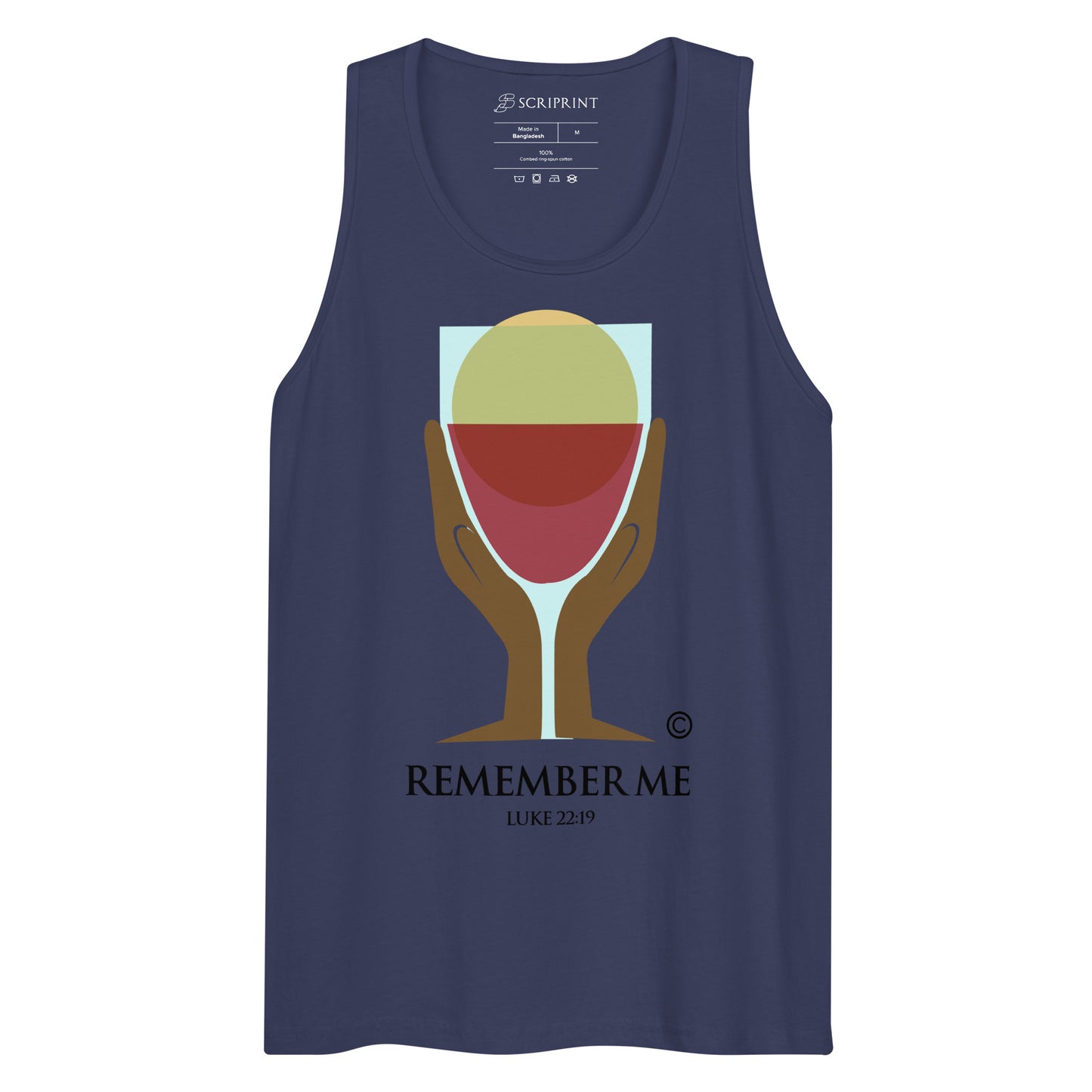Remember Me Dark-Colored Men’s Premium Tank Top