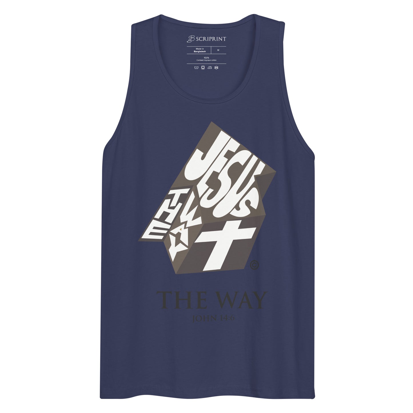 The Way Dark-Colored Men’s Premium Tank Top