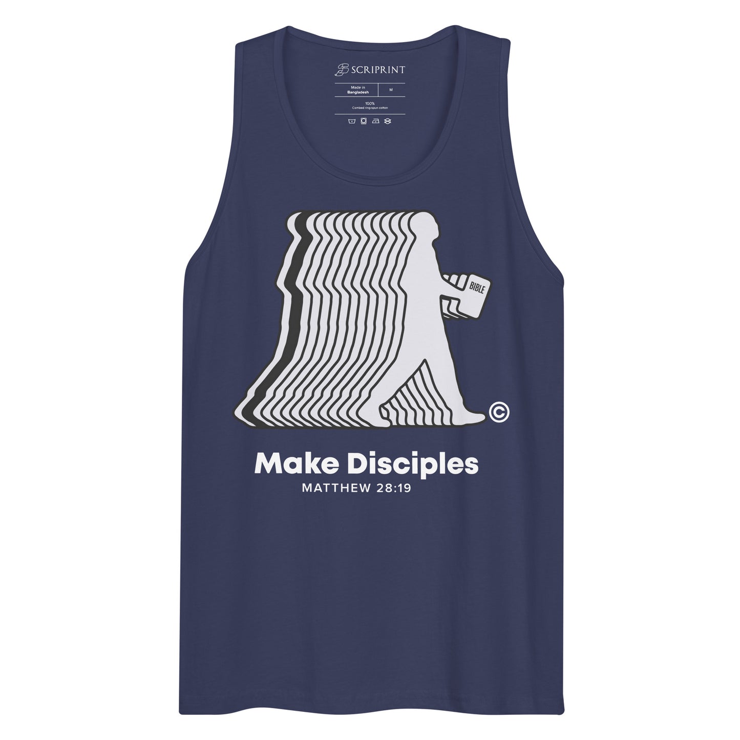 Make Disciples Men’s Dark-Colored Premium Tank Top