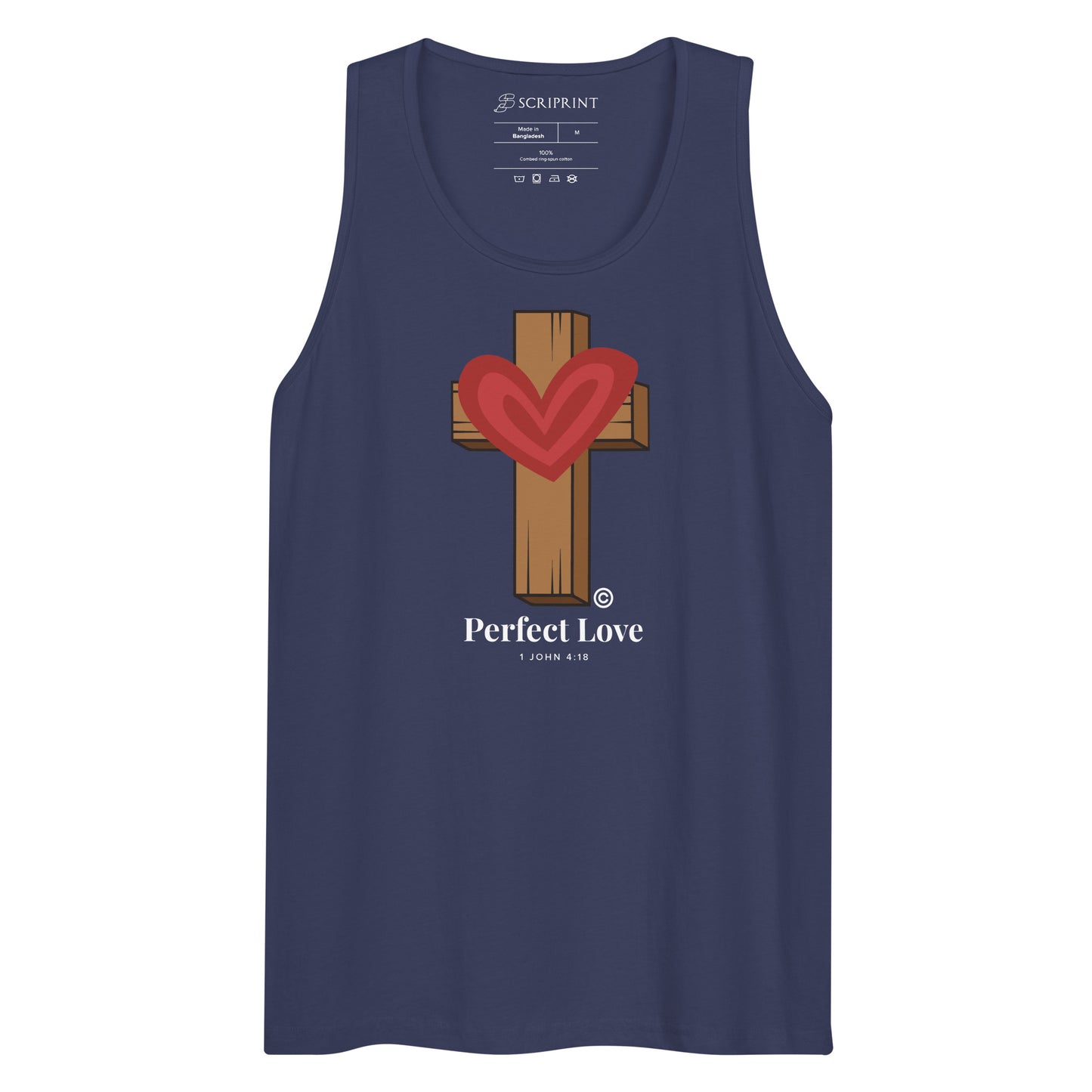 Perfect Love Dark-Colored Men’s Premium Tank Top