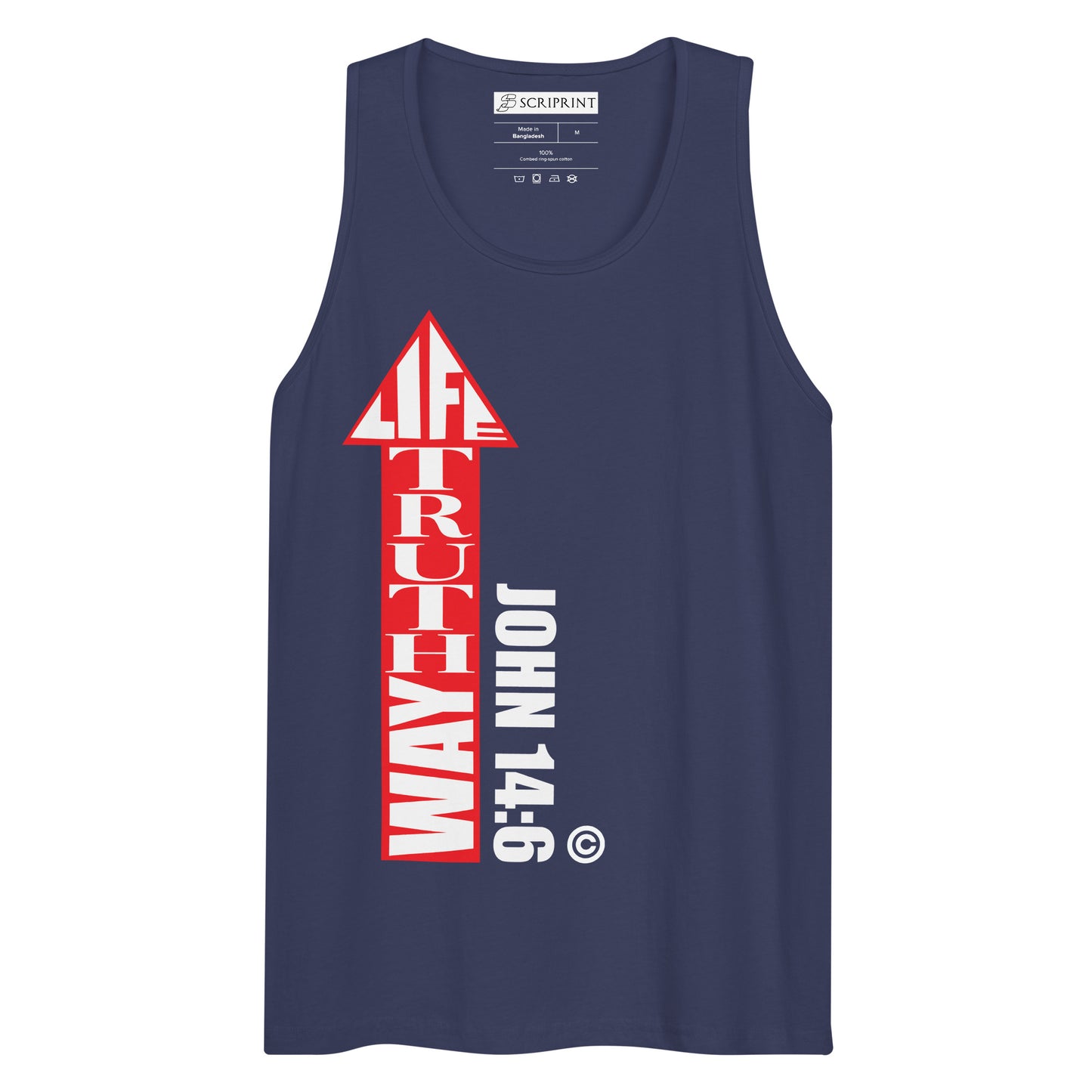 Way Truth Life Men’s Premium Tank Top