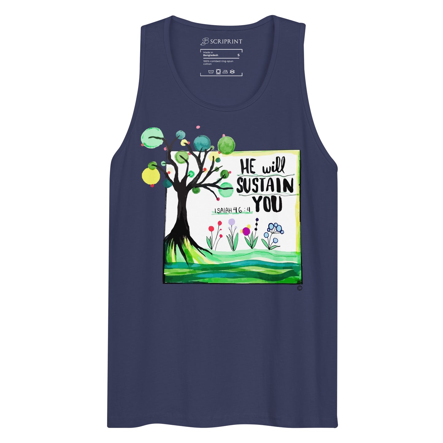 He Will Sustain You Men’s Premium Tank Top