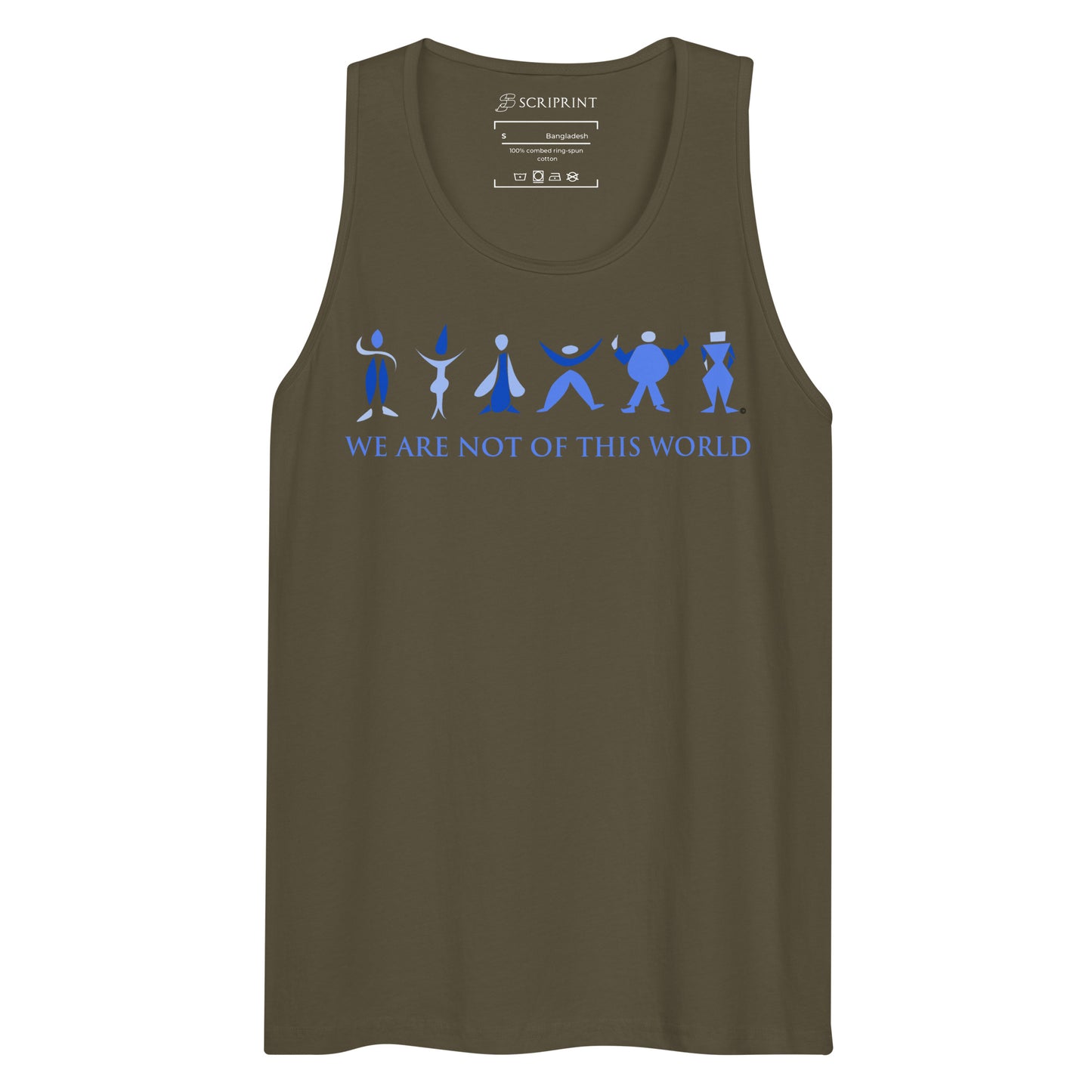 We Are Not of This World Men’s Premium Tank Top