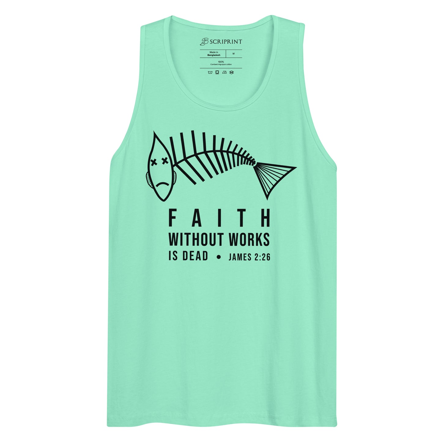 Faith Without Works Men’s Premium Tank Top