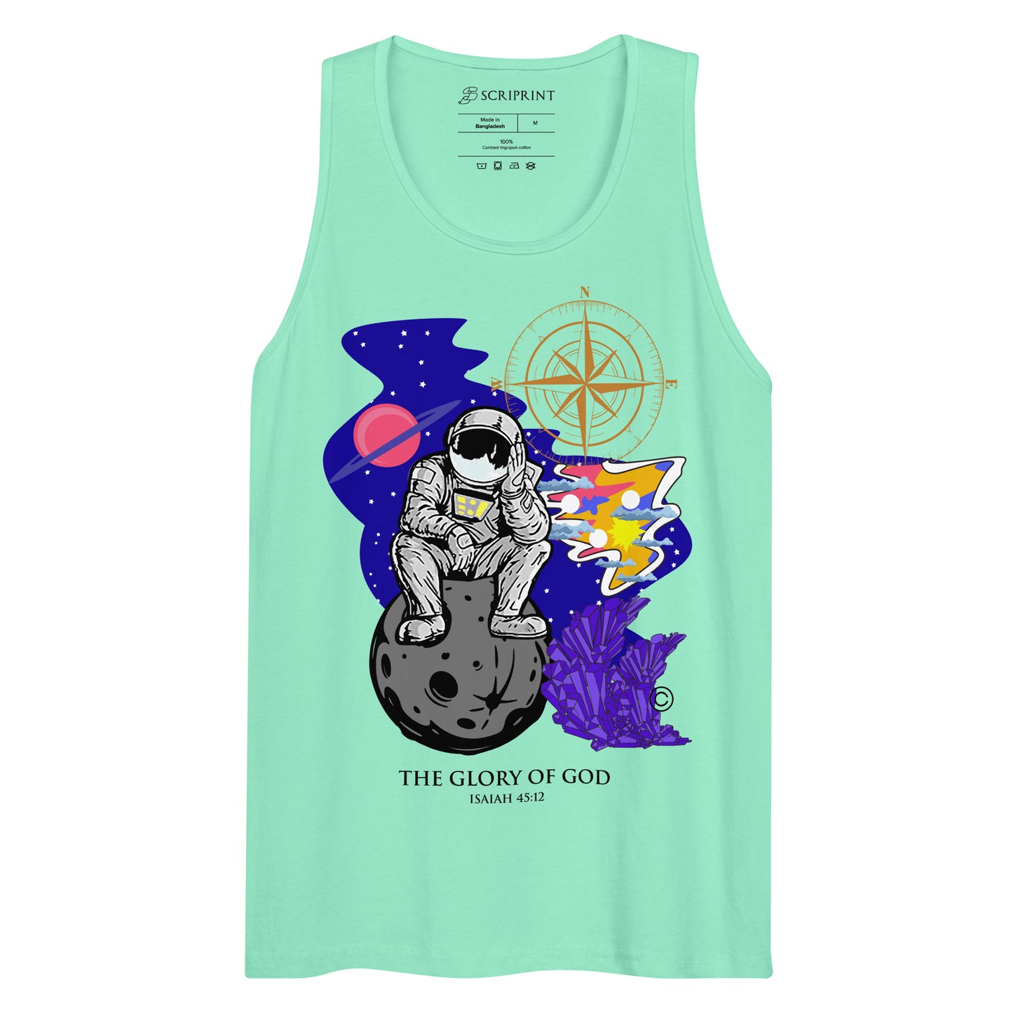 The Glory of God Men’s Premium Tank Top