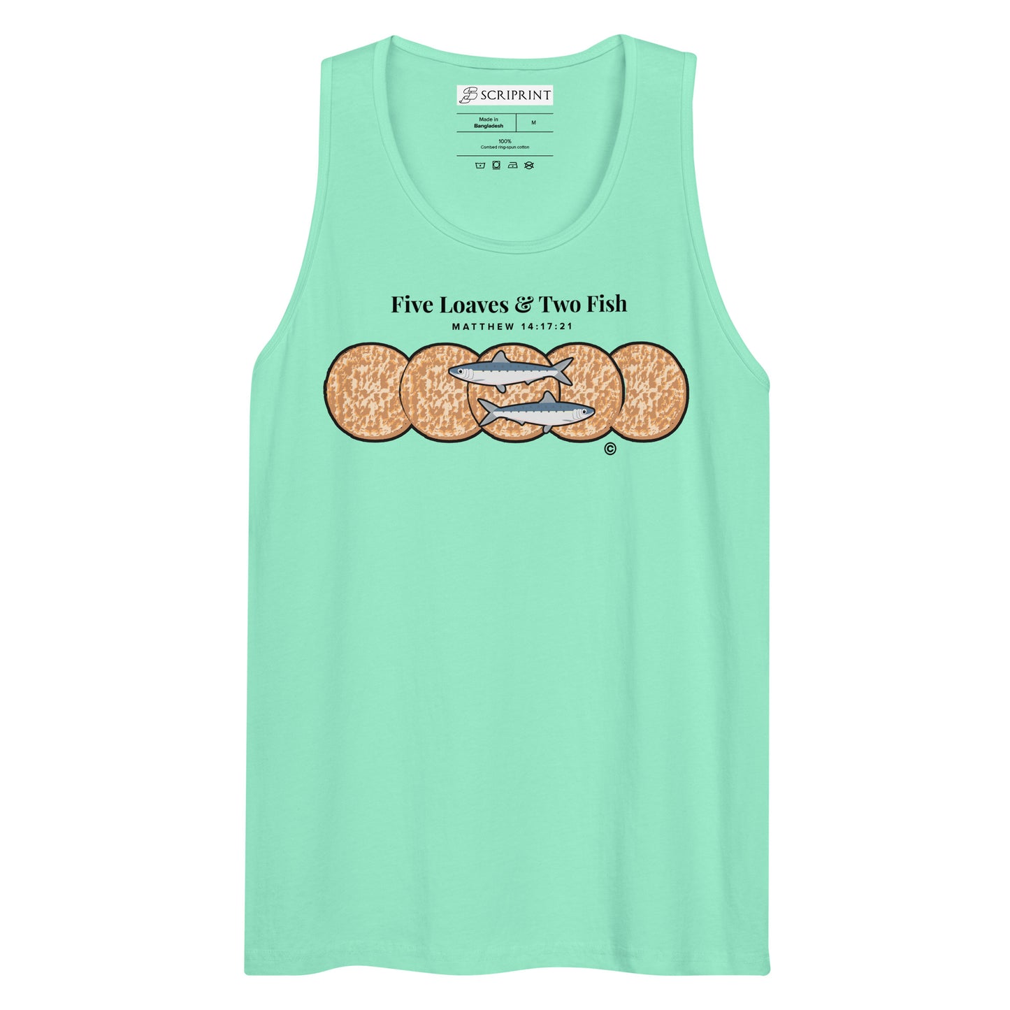 Five Loaves & Two Fish Men’s Premium Tank Top