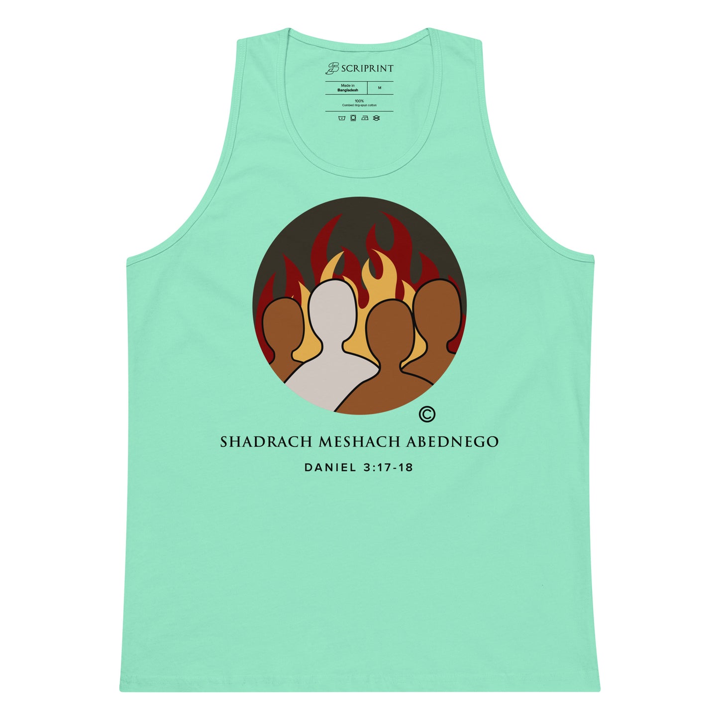 Daniel 3:17-18 Men’s Premium Tank Top