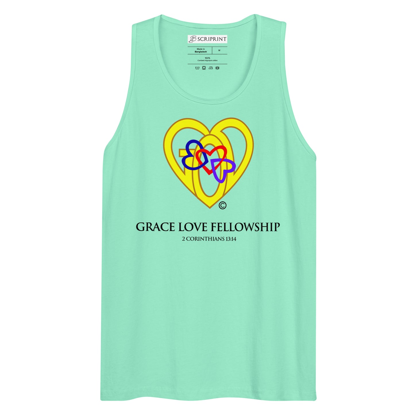 Grace Love Fellowship Men’s Premium Tank Top