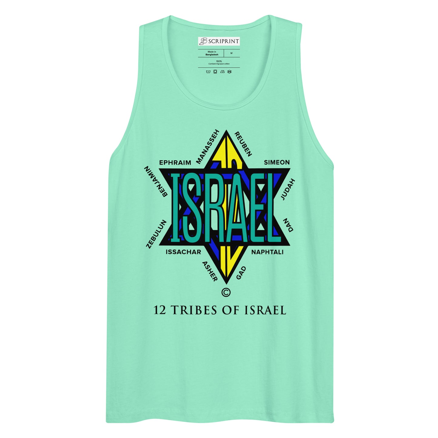 12 Tribes of Israel Men’s Premium Tank Top