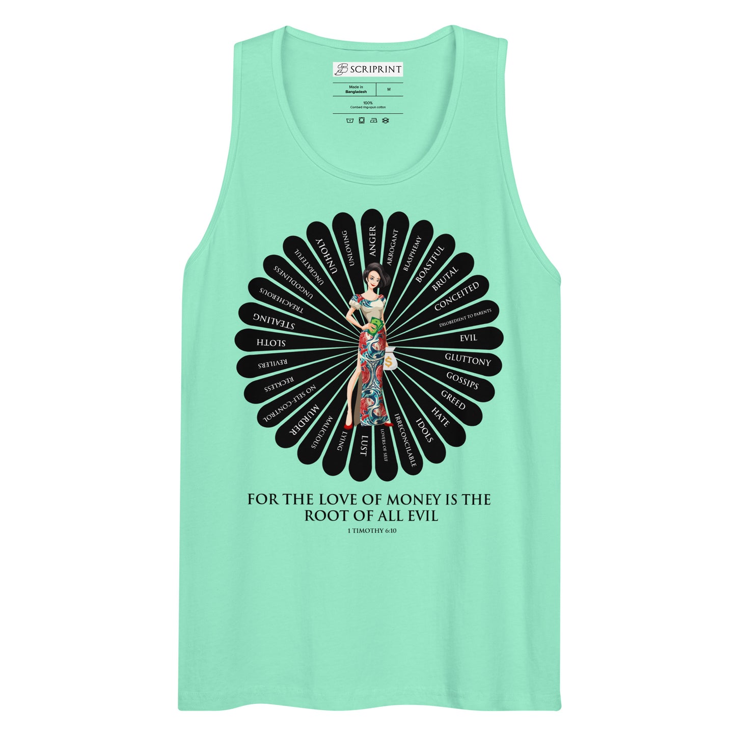 For the Love of Money Men’s Premium Tank Top