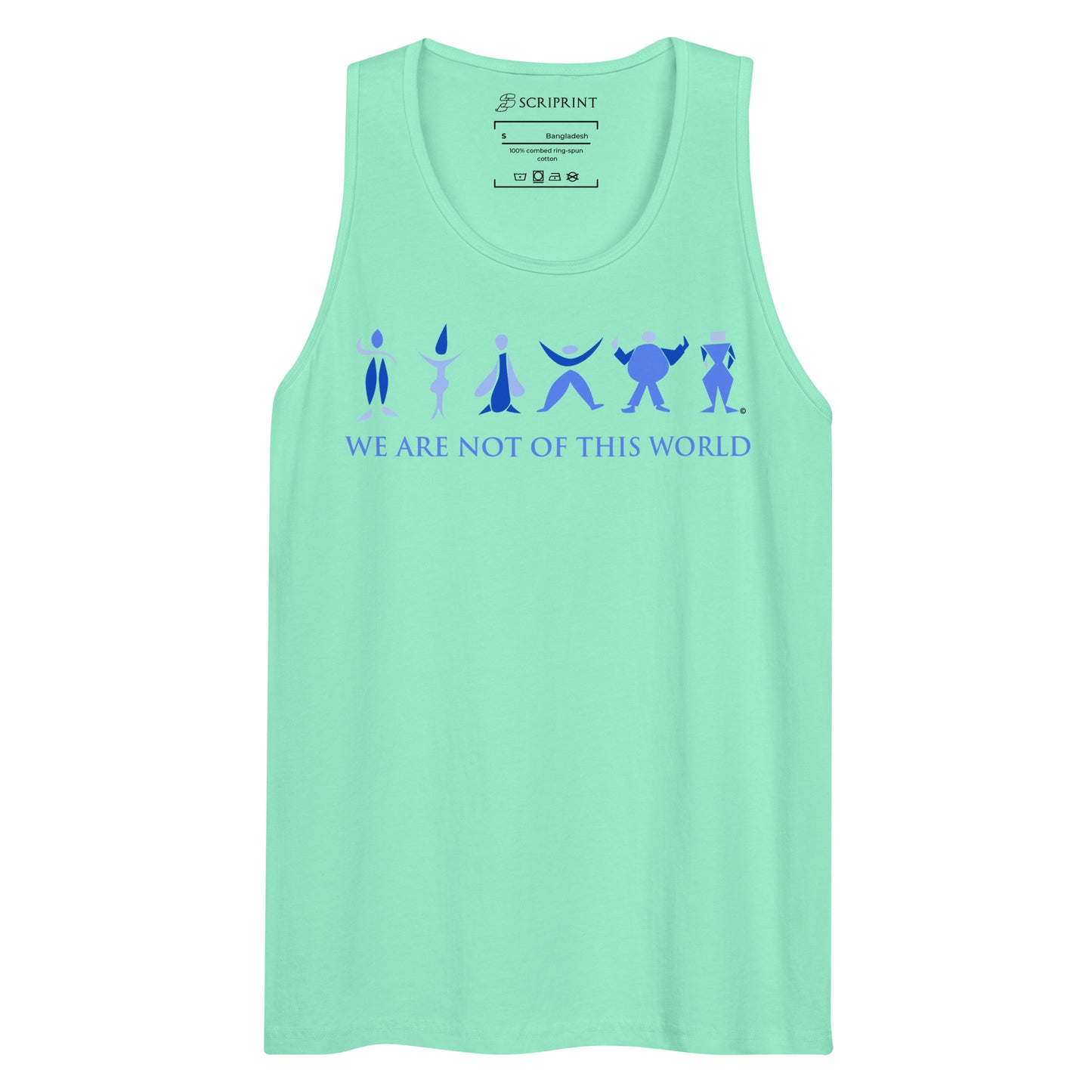 We Are Not of This World Men’s Premium Tank Top