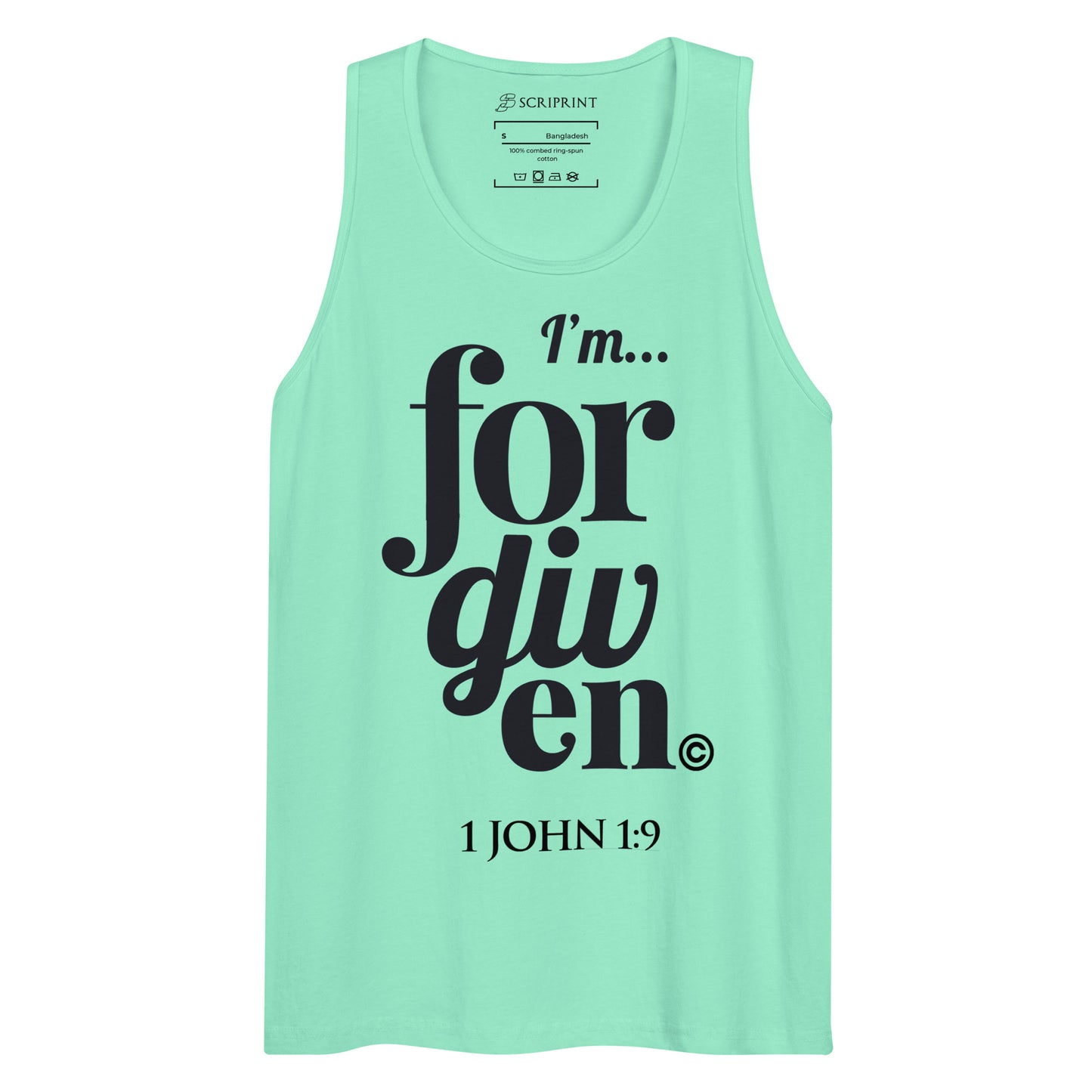 I'm Forgiven Men’s Premium Tank Top