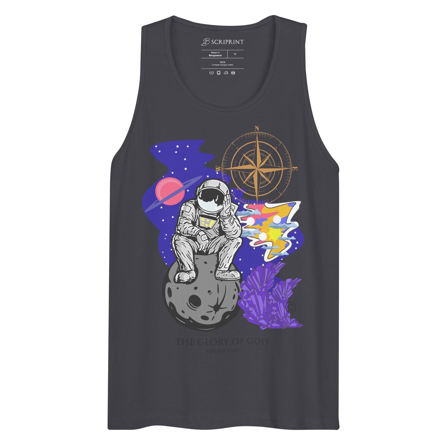 The Glory of God Dark-Colored Men’s Premium Tank Top