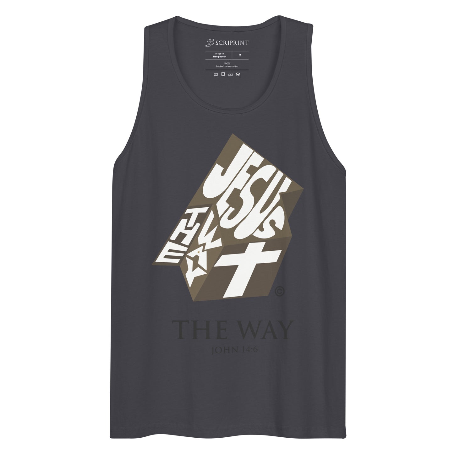 The Way Dark-Colored Men’s Premium Tank Top