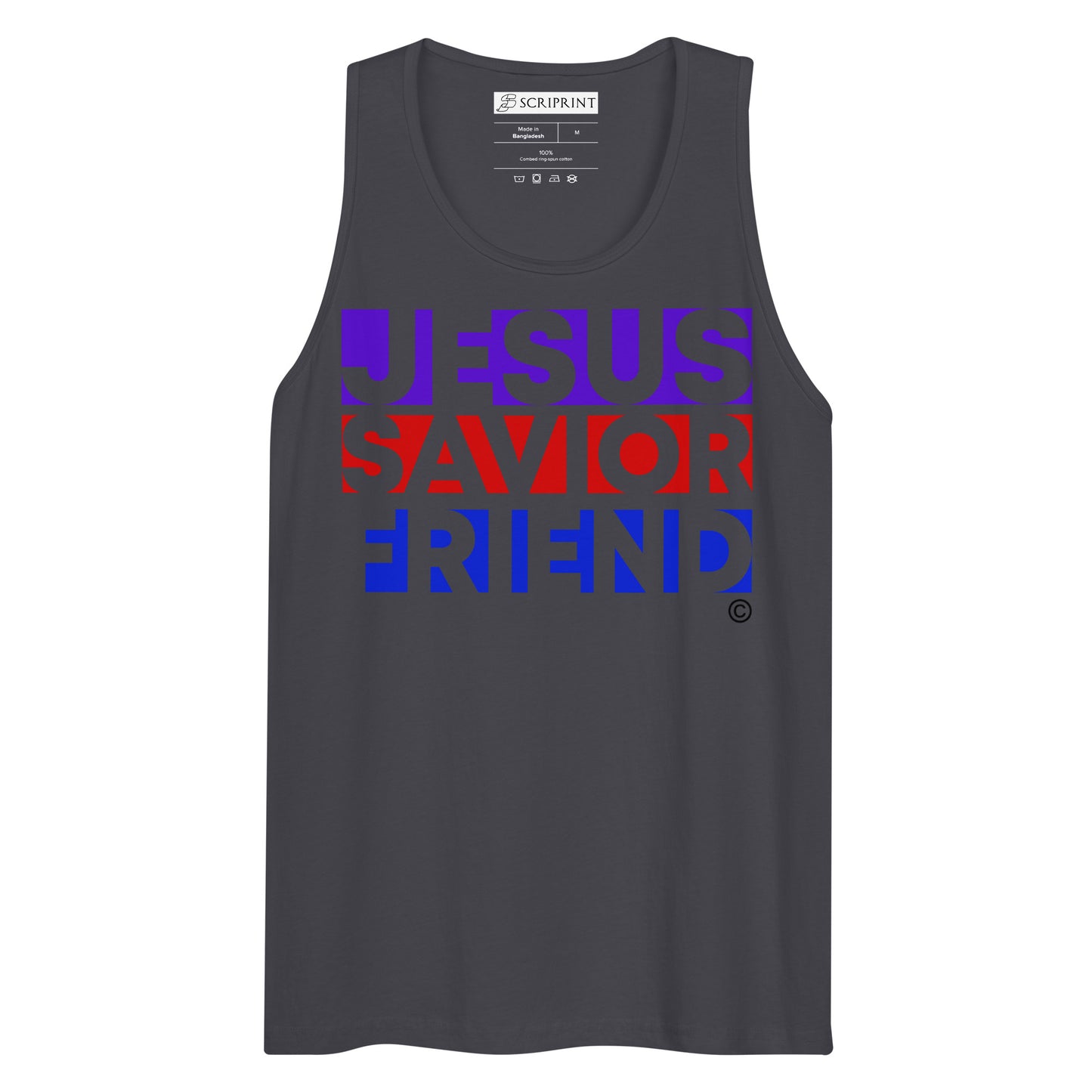 Jesus Savior Friend Men’s Premium Tank Top