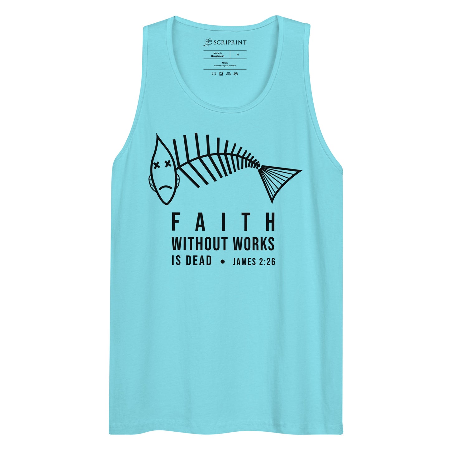 Faith Without Works Men’s Premium Tank Top