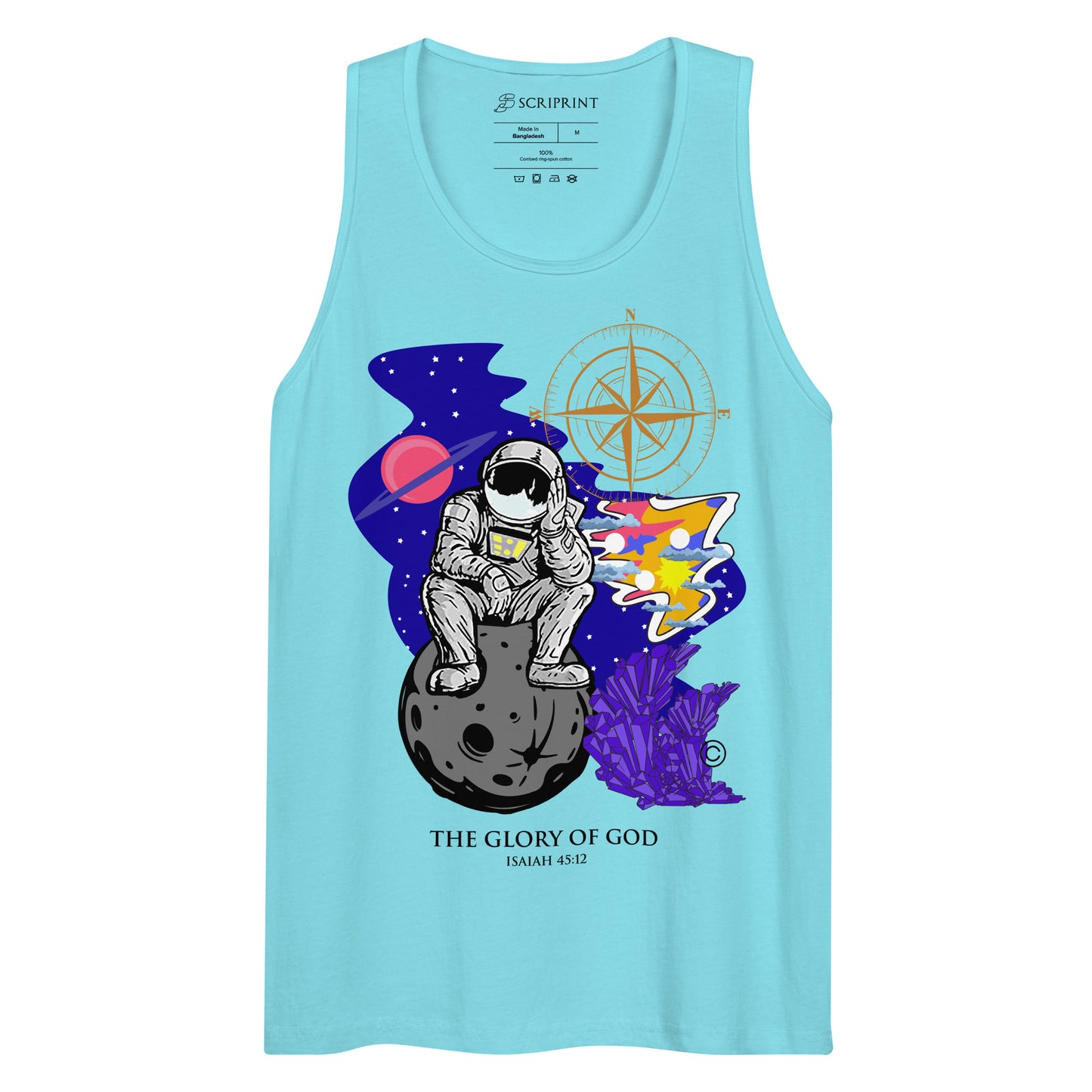 The Glory of God Men’s Premium Tank Top