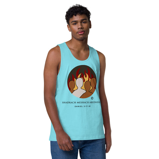Daniel 3:17-18 Men’s Premium Tank Top