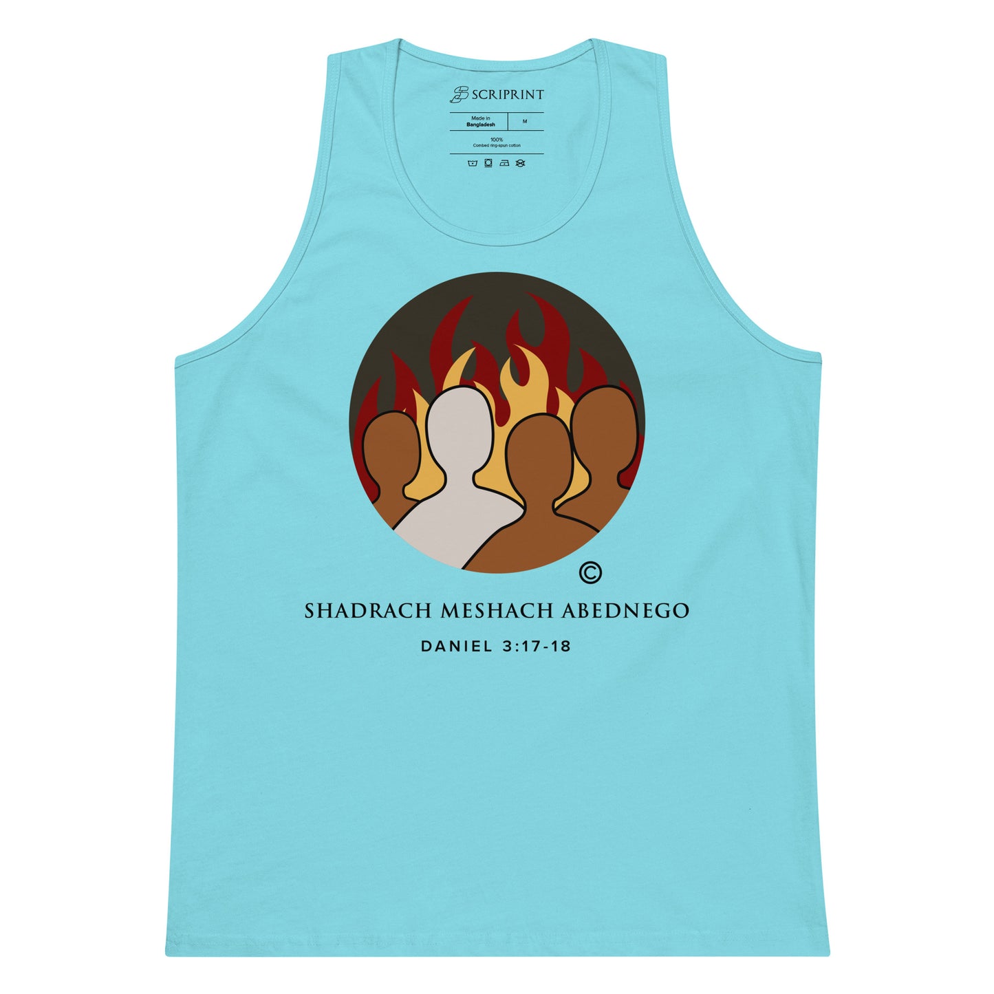 Daniel 3:17-18 Men’s Premium Tank Top