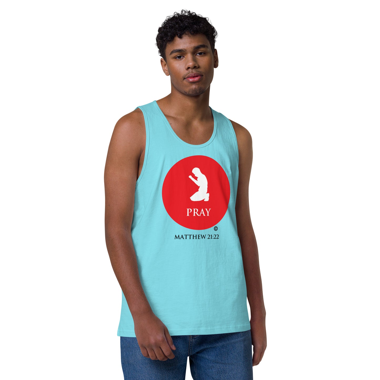 Pray Men’s Premium Tank Top