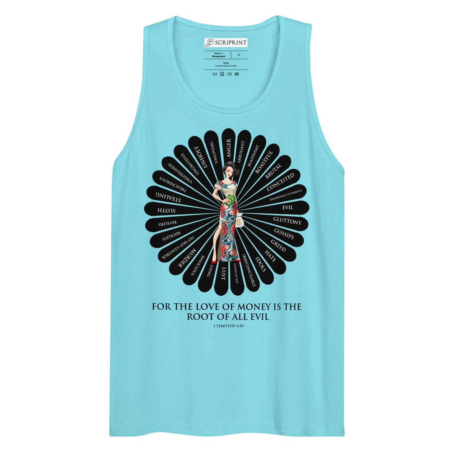 For the Love of Money Men’s Premium Tank Top